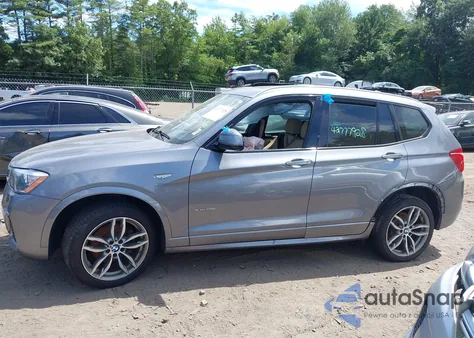 2017 BMW X3 xDrive28I из США, поврежденный, VIN 5UXWX9C56H0T01934